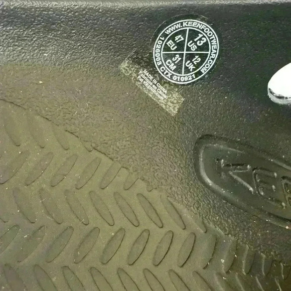 KEEN Men's Yogui Arts Clog US 13 EU 47 EUC light weight GREY graffiti - Picture 11 of 11